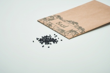 Logotrade promotional products photo of: Basil seeds in craft envelope