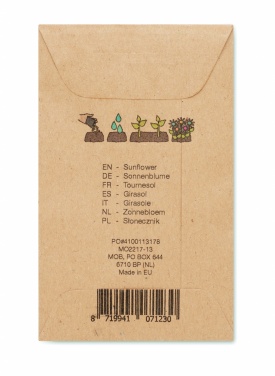 Logo trade promotional merchandise image of: Sunflower seeds in envelope