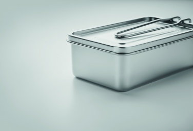 Logo trade business gift photo of: Stainless steel lunch box