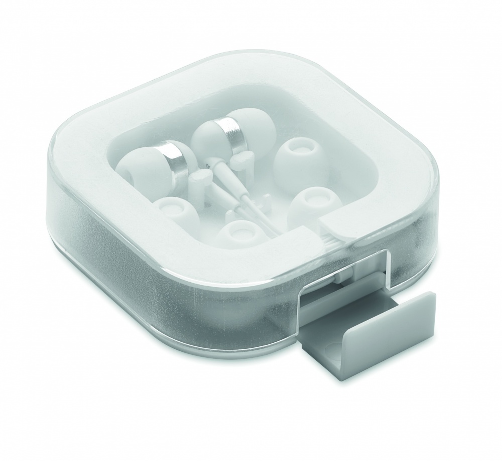 Logo trade promotional products picture of: Ear phones with silicone covers