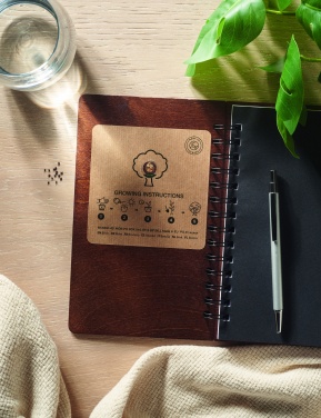 Logo trade promotional giveaway photo of: A5 Birch tree GROWBOOK™