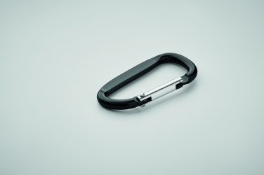 Logo trade promotional merchandise photo of: Carabiner clip in aluminium.