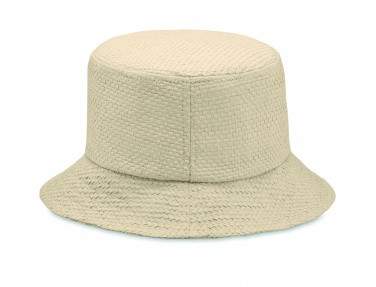 Logo trade promotional merchandise picture of: 9aper straw bucket hat
