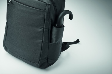 Logo trade advertising product photo of: A portable backpack trolley with wheels, made of 600D RPET polyester