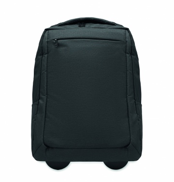 Logotrade corporate gifts photo of: A portable backpack trolley with wheels, made of 600D RPET polyester