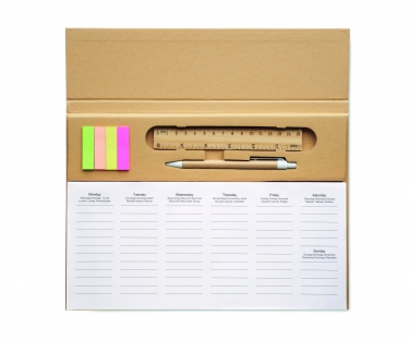 Logotrade promotional gift image of: Weekly desktop planner