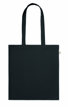 Logo trade promotional merchandise picture of: Recycled cotton shopping bag