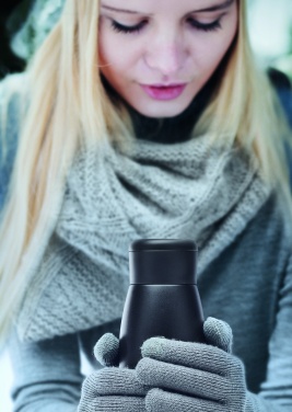 Logo trade corporate gifts image of: Heat-cool double wall bottle