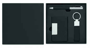 Logotrade promotional product image of: 3-piece gift set in a gift box with customizable printing