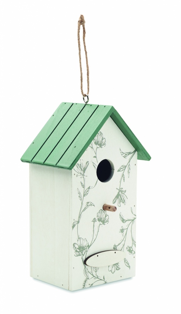 Logo trade promotional gifts picture of: Bird house in plywood