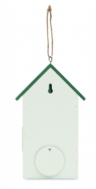 Logo trade promotional merchandise image of: Bird house in plywood