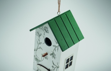 Logo trade advertising products image of: Bird house in plywood