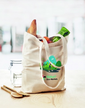 Logotrade corporate gift image of: Canvas shopping bag 270 gr/m²