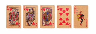 Logo trade promotional item photo of: Recycled paper playing cards