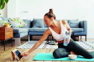 Logo trade promotional items picture of: Fitness yoga matt rope and bag