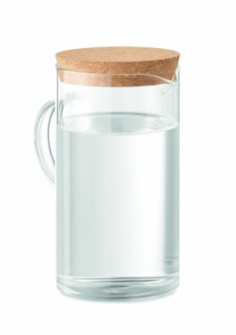Logo trade promotional merchandise image of: Borosilicate glass decanter 1L