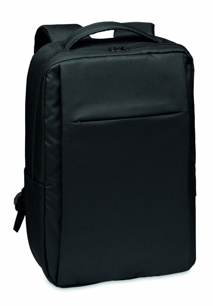Logo trade corporate gifts picture of: Laptop backpack in 300D RPET