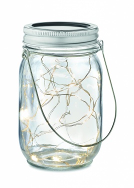 Logotrade promotional product image of: Solar mason jar outdoor lamp