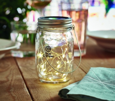 Logotrade advertising product picture of: Solar mason jar outdoor lamp