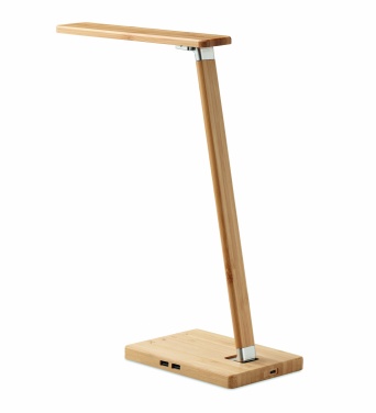 Logo trade promotional giveaway photo of: Desktop light and charger 10W