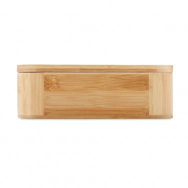 Logo trade corporate gifts picture of: Bamboo lunch box 1000ml LADEN LARGE