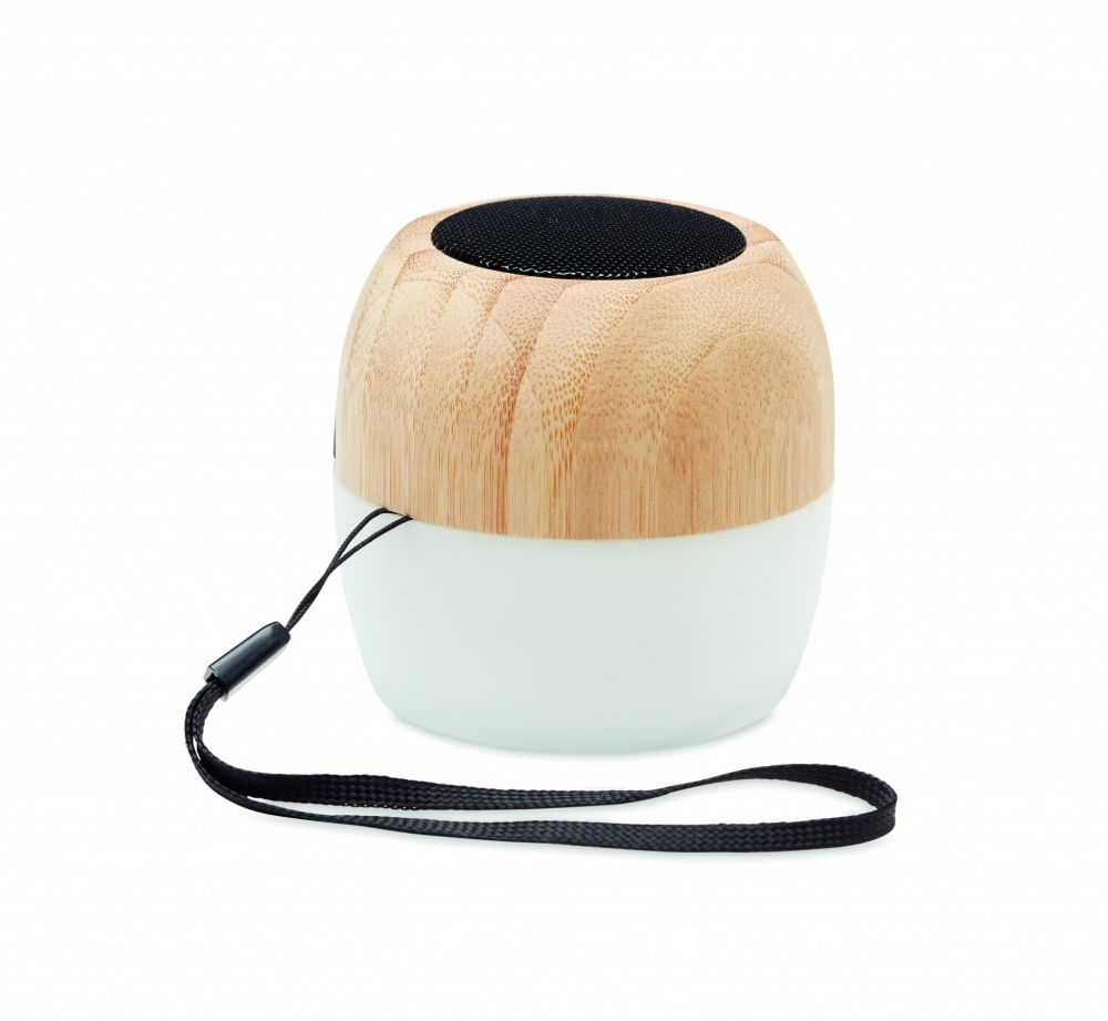 Logo trade corporate gifts image of: 5.0 wireless bamboo speaker
