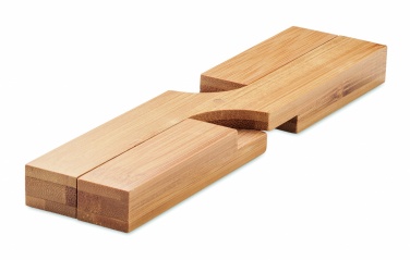 Logo trade promotional items image of: Bamboo foldable pot stand