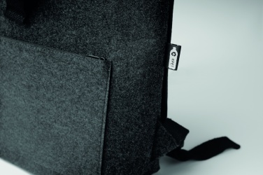 Logo trade promotional item photo of: RPET felt backpack