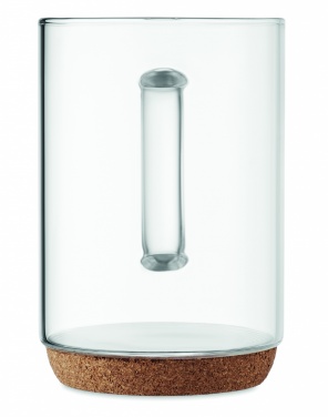 Logotrade corporate gifts photo of: Glass mug 400ml with cork base