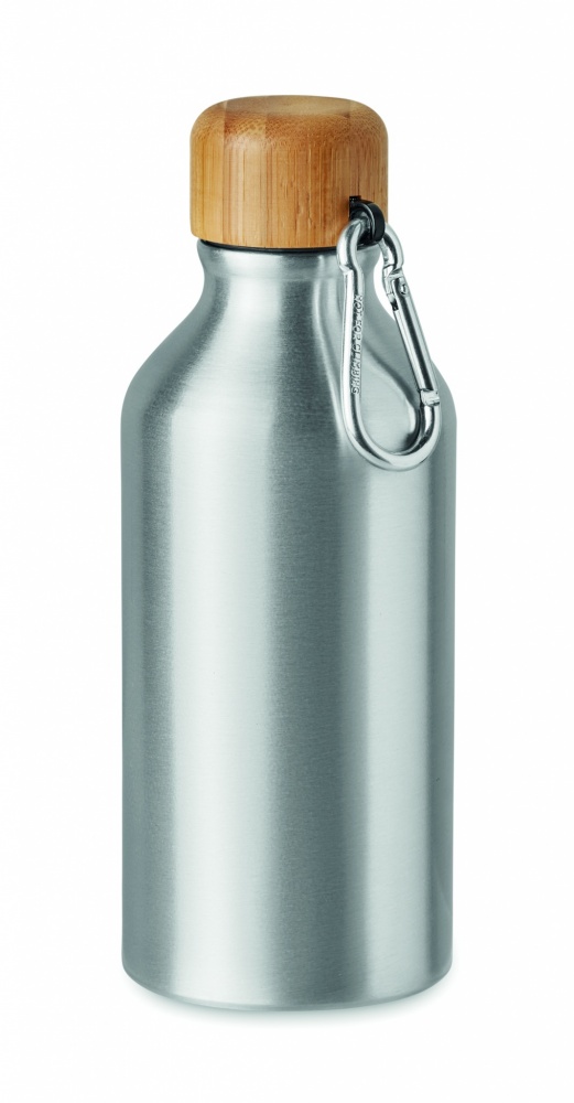 Logo trade corporate gifts picture of: Aluminium bottle 400 ml