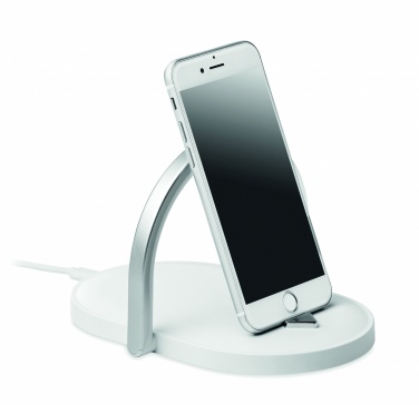 Logo trade promotional giveaways picture of: Light and wireless charger 10W