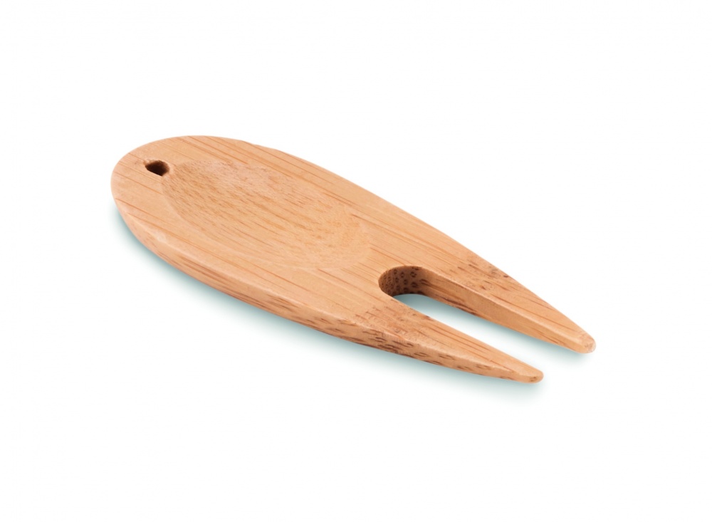 Logo trade promotional gift photo of: Bamboo golf divot tool