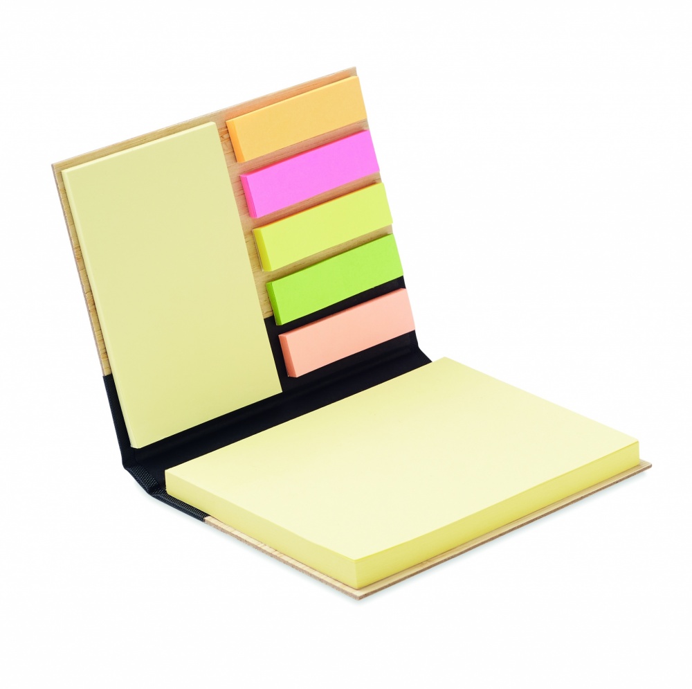 Logotrade business gifts photo of: Bamboo sticky note memo pad