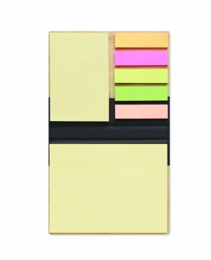 Logotrade corporate gift picture of: Bamboo sticky note memo pad