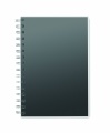 A5 RPET notebook recycled lined, Black