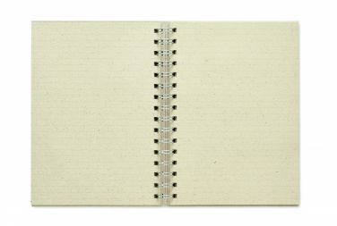 Logotrade promotional merchandise image of: A5 grass notebook 80 lined