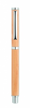 Logo trade business gift photo of: Bamboo gel pen