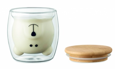 Logo trade promotional item photo of: Double wall borosilicate mug