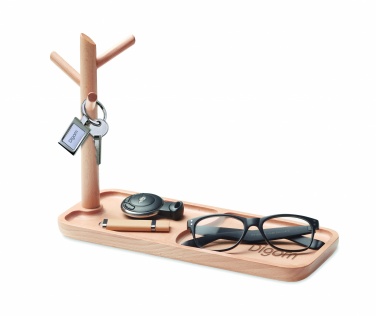 Logo trade corporate gifts picture of: Wooden organizer tray