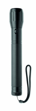 Logo trade promotional products image of: Large aluminium LED flashlight