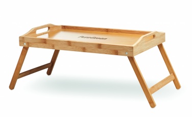 Logo trade corporate gift photo of: Foldable bamboo tray