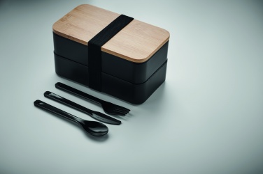 Logotrade promotional merchandise image of: Lunch box in PP and bamboo lid