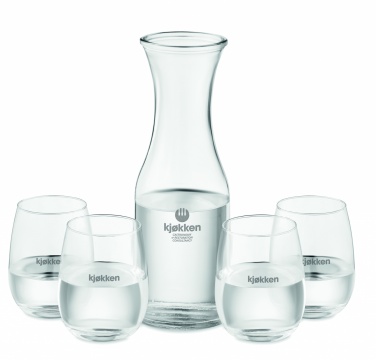 Logotrade promotional giveaways photo of: Set of recycled glass drink
