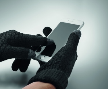Logotrade promotional product picture of: Rpet tactile gloves