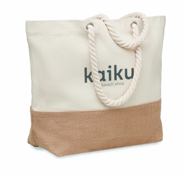 Logo trade advertising products image of: Canvas beach bag 280 gr/m²