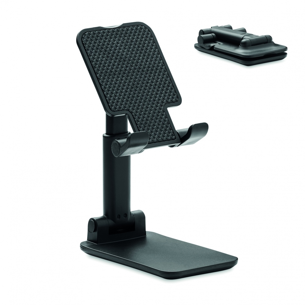 Logo trade promotional gifts picture of: Foldable phone stand in ABS