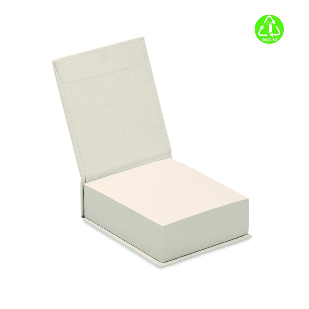 Logo trade promotional merchandise photo of: Recycled milk carton memo pad