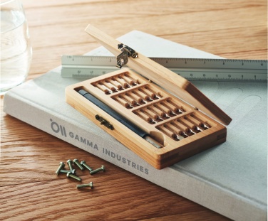 Logo trade business gifts image of: 24 piece tool set