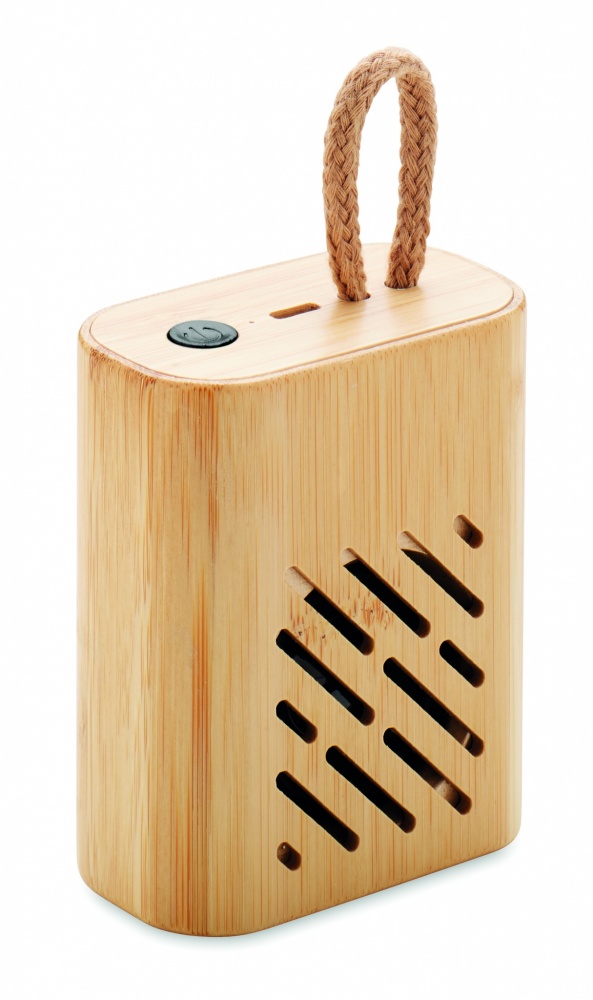Logotrade advertising products photo of: 3W Bamboo wireless speaker
