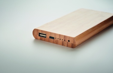 Logotrade promotional gifts photo of: 6000 mAh Bamboo power bank